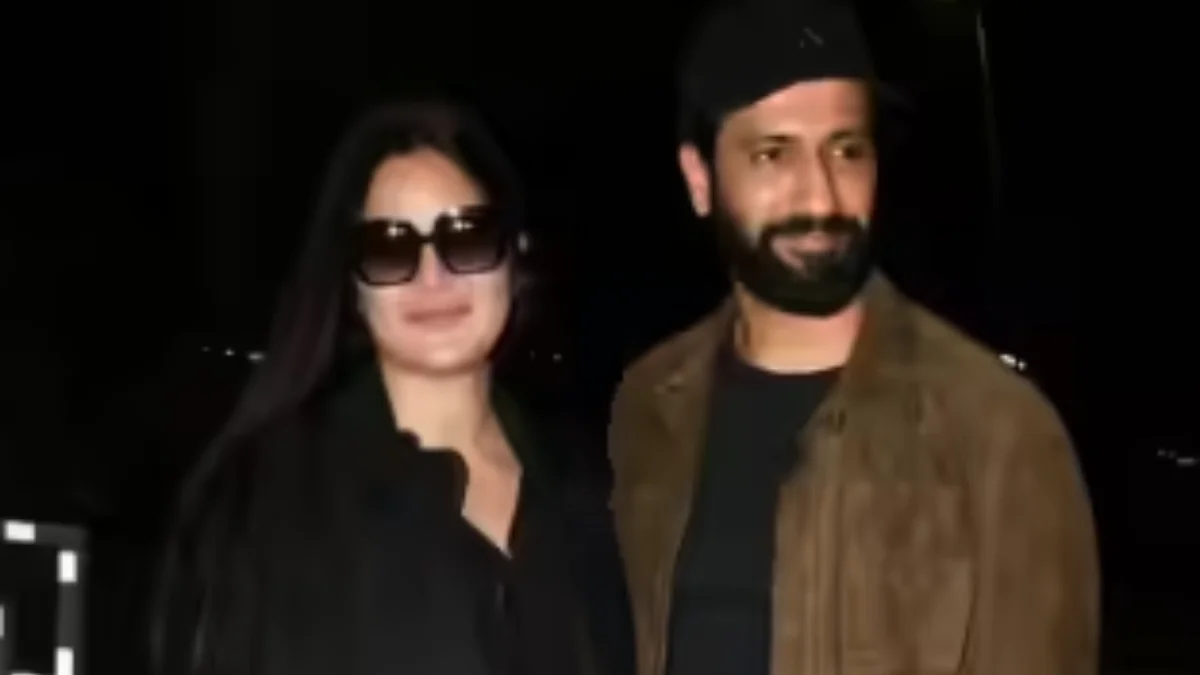 Vicky Kaushal and Katrina Kaif first appearance after becoming parents at airport stylish look