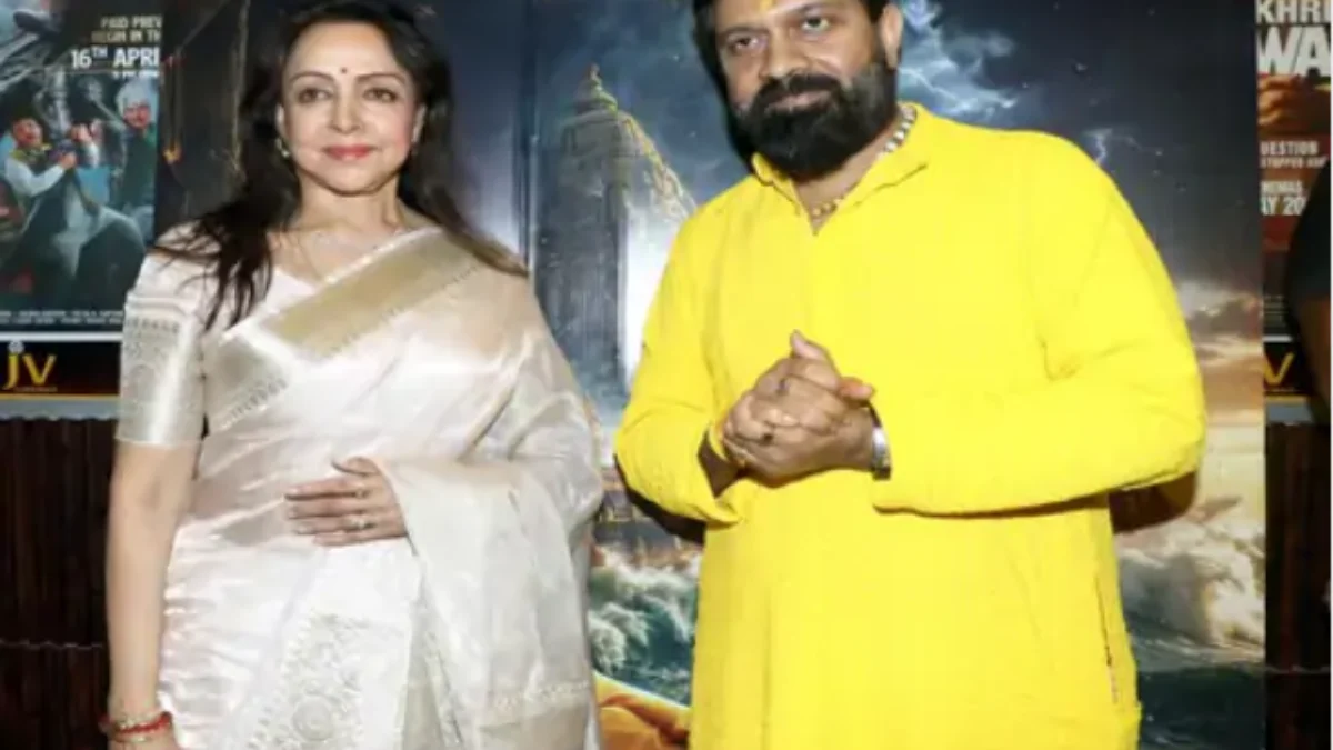 Hema Malini attending Krishnavataram Part 1 cultural event in Mathura with spiritual stage performance based on Lord Krishna