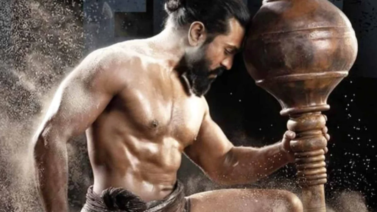Ram Charan in a powerful rural sports drama scene from Peddi movie, showcasing intense performance and emotional storytelling.