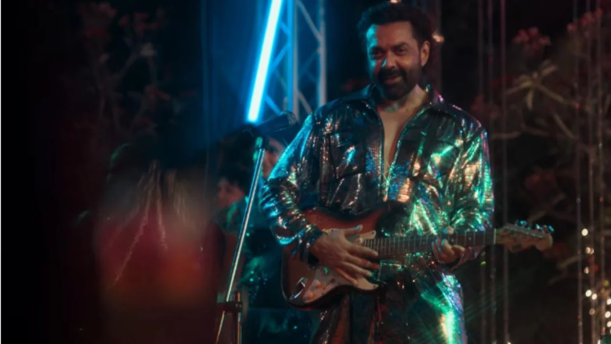 Bobby Deol in an intense dramatic scene from Bandar movie, portraying a troubled character in Anurag Kashyap's socially driven psychological drama.