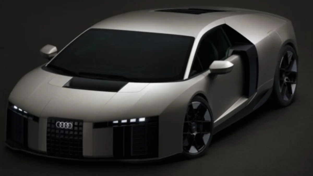 Audi Nuvolari hybrid supercar with 1001 PS power and over 350 kmph top speed showcased as Audi's fastest and most powerful production car