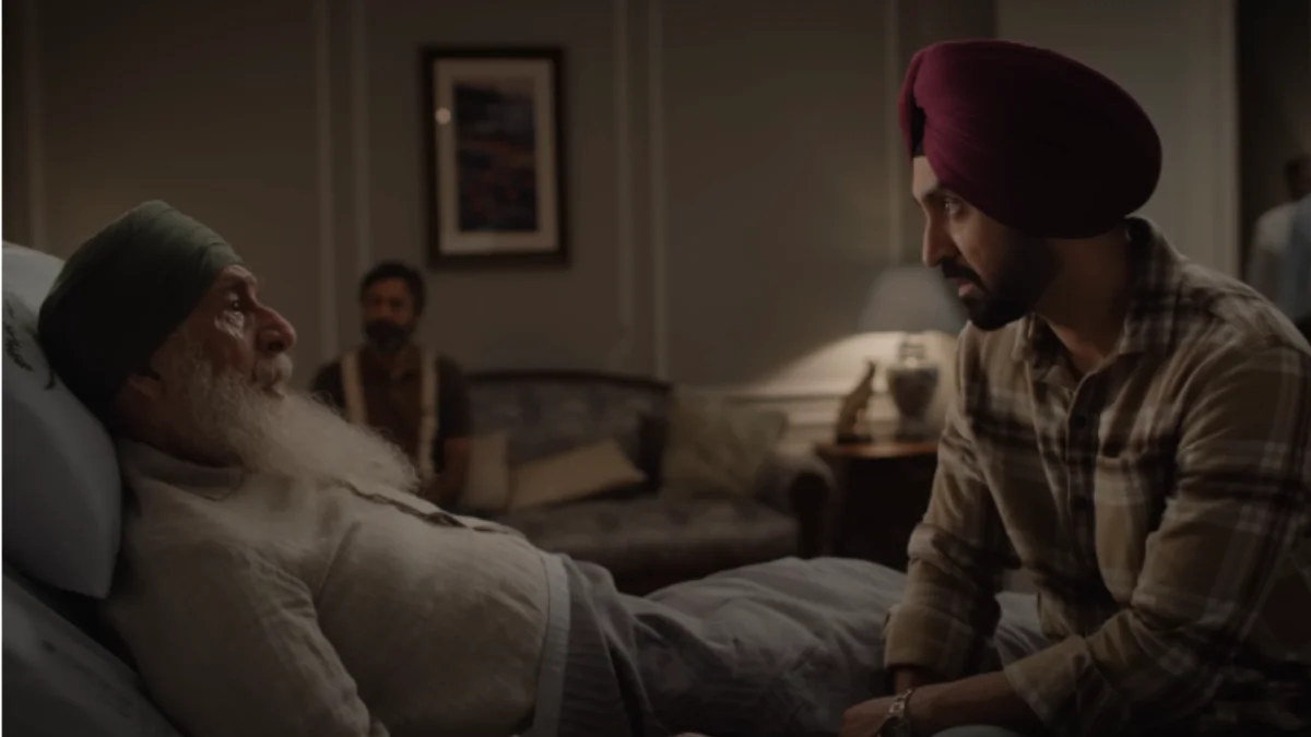 Naseeruddin Shah and Diljit Dosanjh in Main Vaapas Aaunga, an emotional partition-era love story directed by Imtiaz Ali.