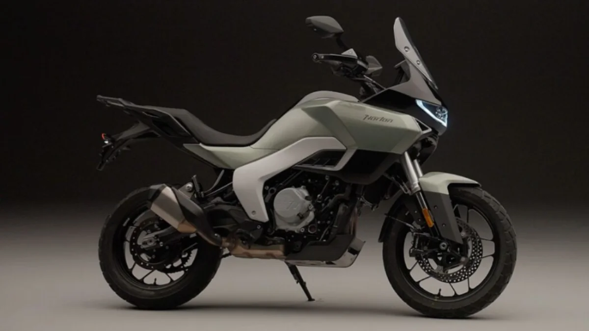 Norton Atlas GT premium adventure touring motorcycle featuring a 585cc parallel twin engine, TFT display, advanced electronics and sporty road-focused design