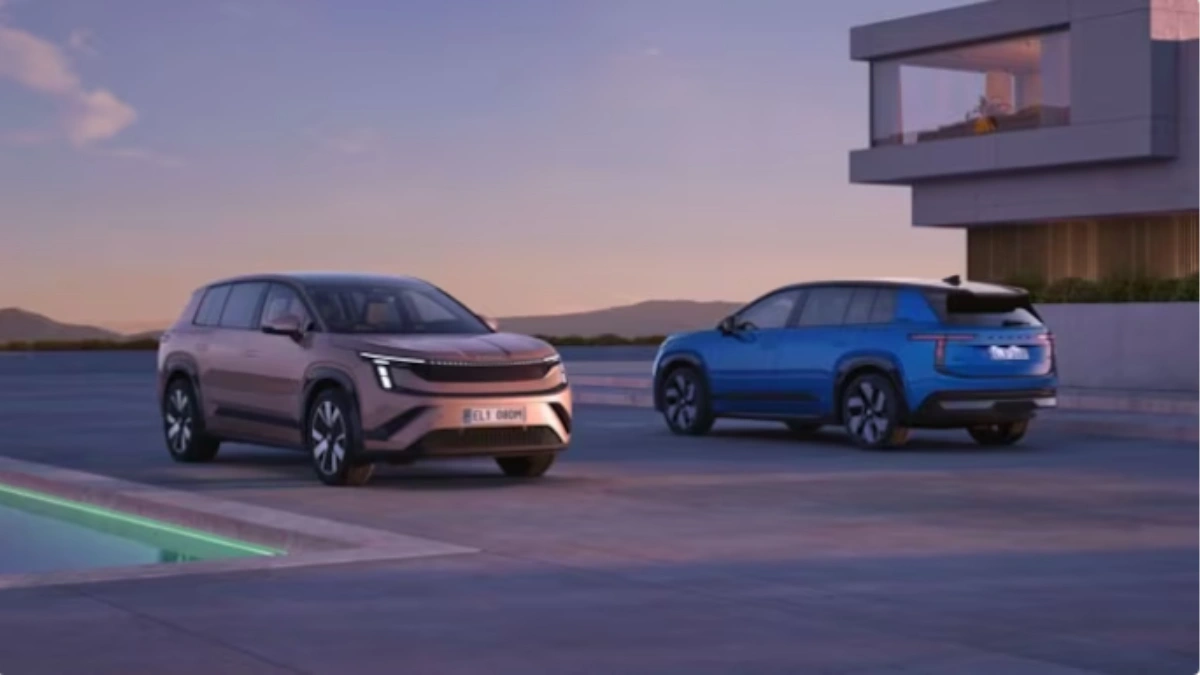 Skoda Peaq EV premium electric 7-seater SUV revealed with 647KM range and futuristic design