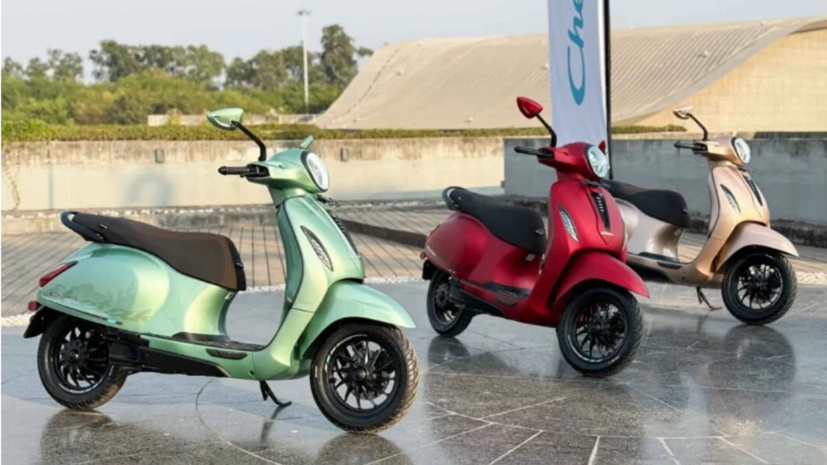 Bajaj Auto FY27 strategy featuring new Pulsar motorcycles, Chetak electric scooter, KTM and Triumph lineup with export expansion plans