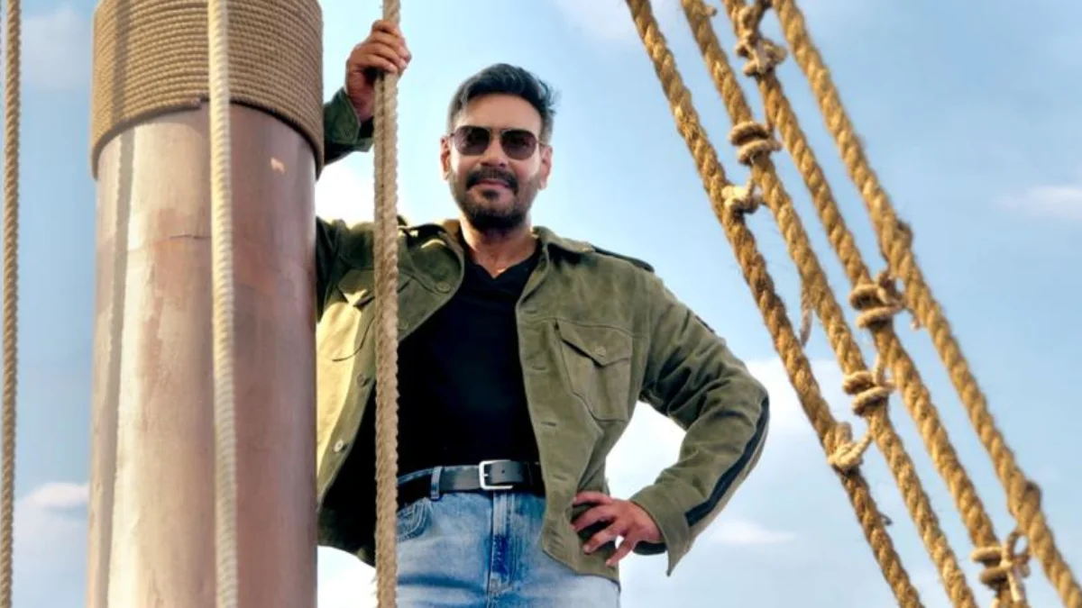 Ajay Devgn in a promotional still from the Bollywood comedy film Dhamaal 4