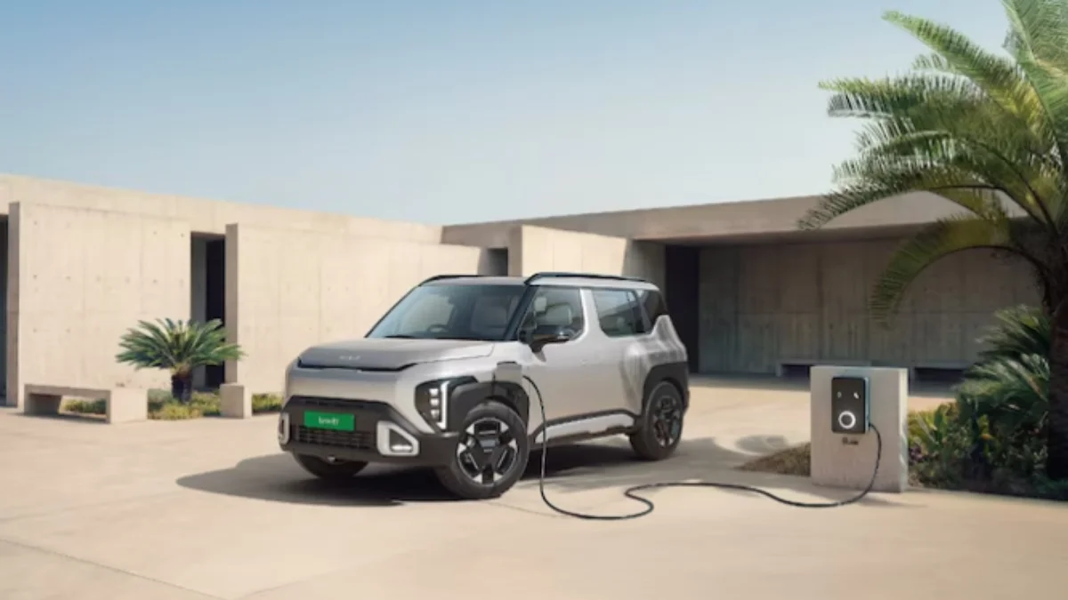 Kia Syros EV electric car showcased with 526 km driving range and advanced EV technology